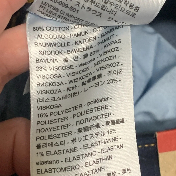 Women’s Levi's Classic Bootcut Mid-Rise Dark Denim Jeans Size W22 NEW WITH TAGS - Picture 10 of 10